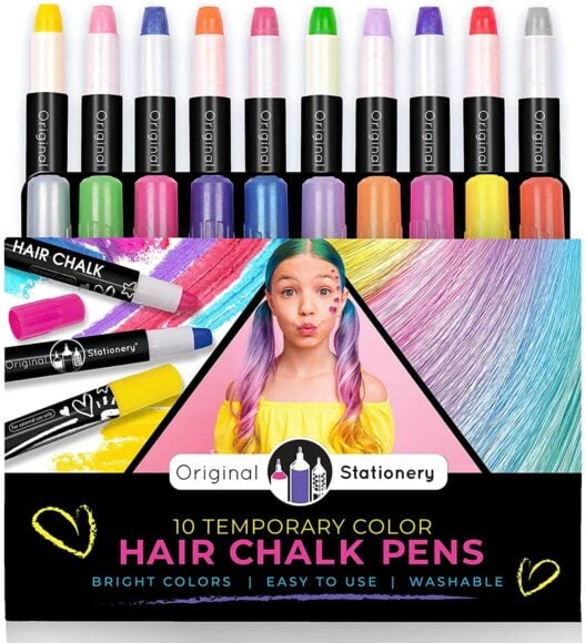 Best gifts ideas for girl: Original Stationery Hair Chalks Set