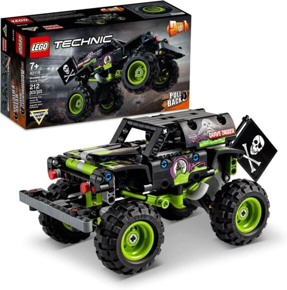 Best gifts ideas: LEGO Technic Monster Jam Grave Digger 42118 Truck Toy to Off-Road Buggy, Birthday Gift for Monster Truck Fans, Kids, Boys and Girls 7 Plus Years Old