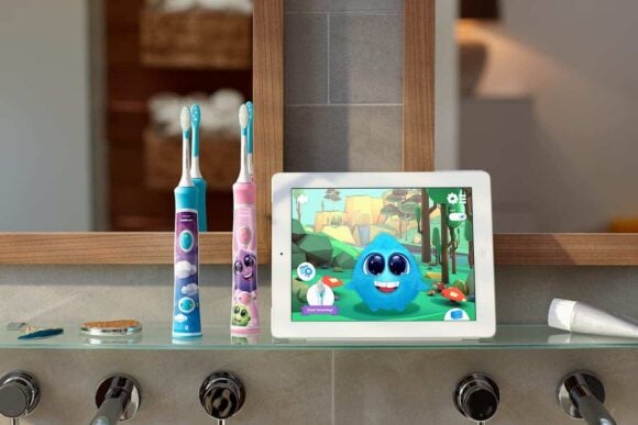 Best gifts ideas: Philips Sonicare for Kids 3 Bluetooth Connected Rechargeable Electric Power Toothbrush, Interactive for Better Brushing, Turquoise, HX6321/02